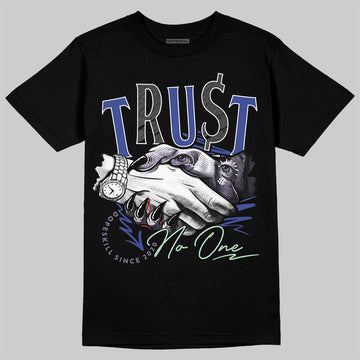 Jordan 1 Retro Low OG Zion Williamson Voodoo Alternate DopeSkill T-Shirt Trust No One Graphic Streetwear - Black