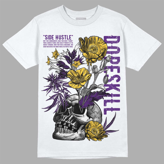 Jordan 12 “Field Purple” DopeSkill T-Shirt Side Hustle Graphic Streetwear - White