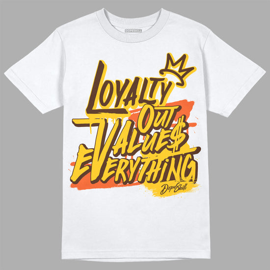 Yellow Sneakers DopeSkill T-Shirt LOVE Graphic Streetwear - White