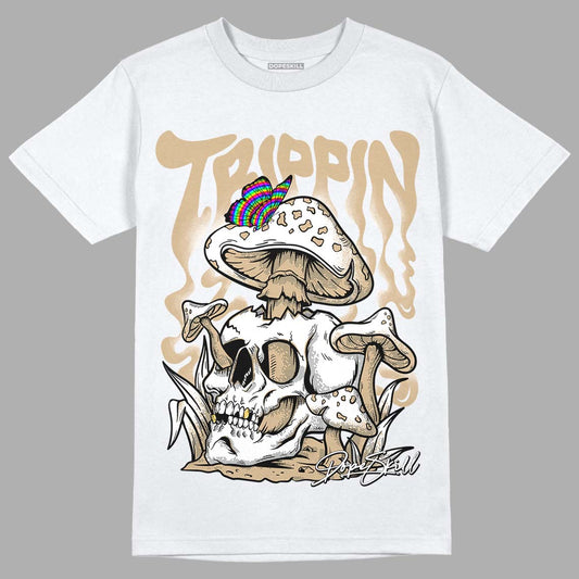 TAN Sneakers DopeSkill T-Shirt Trippin Graphic Streetwear - White