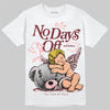 Jordan 3 Retro Valentine's Day Treat Yourself (2025) DopeSkill T-Shirt New No Days Off Graphic Streetwear - White
