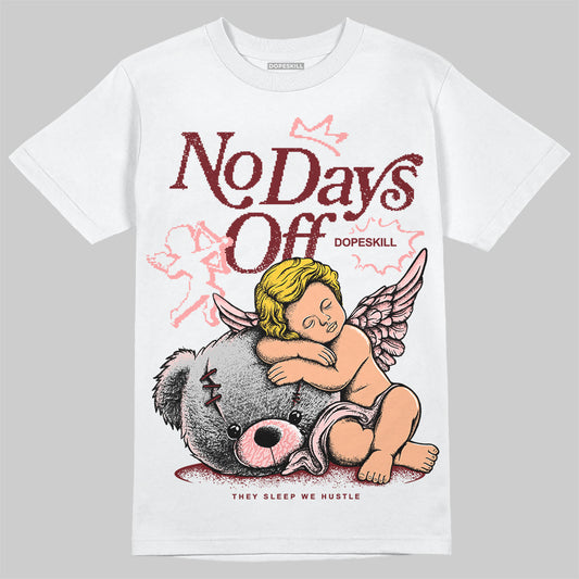 Jordan 3 Retro Valentine's Day Treat Yourself (2025) DopeSkill T-Shirt New No Days Off Graphic Streetwear - White