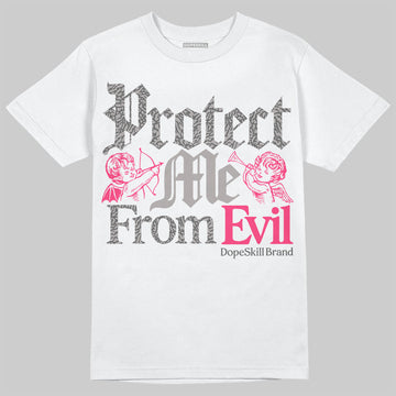 Jordan 3 “Wings” DopeSkill T-Shirt Protect Me From Evil Graphic Streetwear - White