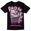 Pink Sneakers DopeSkill T-Shirt Paid In Full Graphic Streetwear - Black