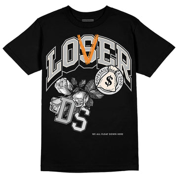 Dunk Low Cool Grey DopeSkill T-Shirt Loser Lover Graphic Streetwear  - Black