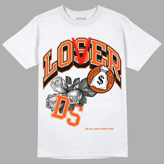 MSCHF Super Normal 2 Orange Milk DopeSkill T-Shirt Loser Lover Graphic Streetwear - White 