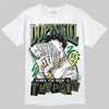 Foamposite Pro 'Pine Green' DopeSkill T-Shirt Sorry I've Been Trappin Graphic Streetwear - White