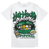 Jordan 5 “Lucky Green” DopeSkill T-Shirt Hot Mouth Graphic Streetwear - WHite