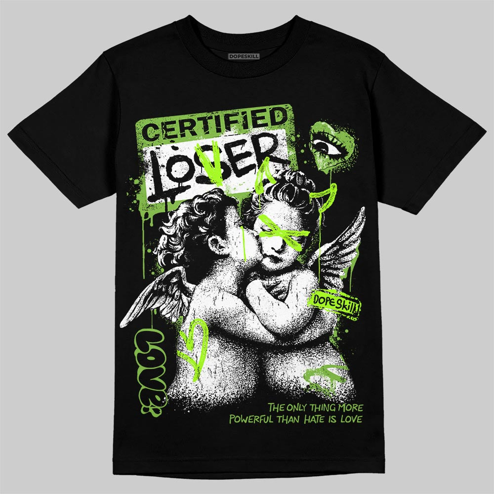 Air Max 95 Big Bubble Neon Yellow DopeSkill T-Shirt Certified Lover Graphic Streetwear - black
