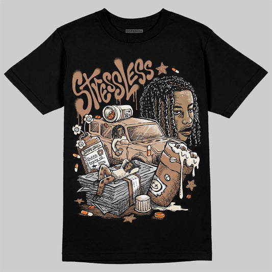 Jordan 4 Retro Cozy Girl DopeSkill T-Shirt Stressless Graphic Streetwear - Black
