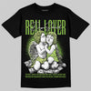 Air Max 95 Big Bubble Neon Yellow DopeSkill T-Shirt Real Lover Graphic Streetwear - black
