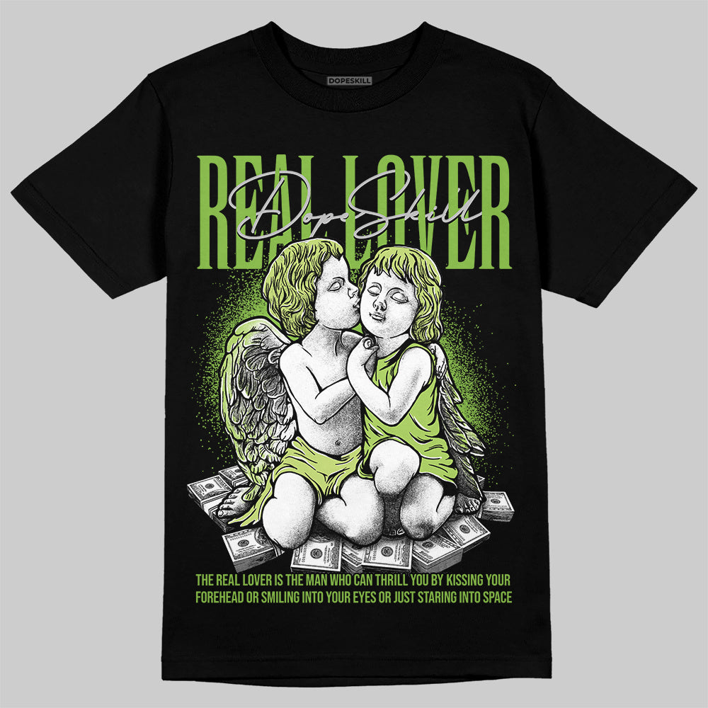 Air Max 95 Big Bubble Neon Yellow DopeSkill T-Shirt Real Lover Graphic Streetwear - black