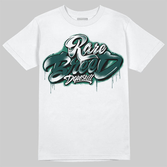 Jordan 4 Retro Oxidized Green DopeSkill T-Shirt Rare Breed Type Graphic Streetwear - White