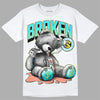 New Balance 9060 “Cyan Burst” DopeSkill T-Shirt Sick Bear Graphic Streetwear - White