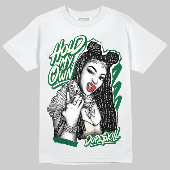 Jordan 13 GS “Pine Green” DopeSkill T-Shirt New H.M.O Graphic Streetwear - White