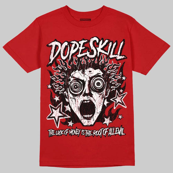 Jordan 13 Retro OG Chicago (2026) DopeSkill T-Shirt Root of Evil Graphic Streetwear - Red