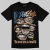 Jordan 17 Retro Low SP Infinite Archives DopeSkill T-Shirt The Mouth With No Droughts Graphic Streetwear - Black
