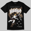 Jordan 5 “Earth/Metallic Gold” DopeSkill T-Shirt Nevermind Garaphic Streetwear - Black