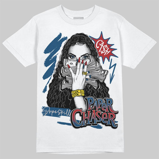 Jordan 12 Retro French Blue (2025) DopeSkill T-Shirt NPC Graphic Streetwear - White