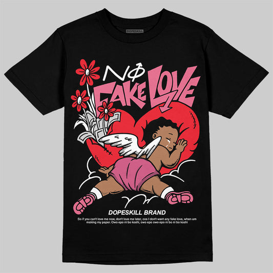 Diesel Pink S - Serendipity Pro-X1 Trainers DopeSkill T-Shirt No Fake Love Graphic Streetwear - Black