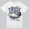 Jordan 1 Retro Low OG Zion Williamson Voodoo Alternate DopeSkill T-Shirt Trust No One Graphic Streetwear - White