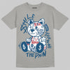 Jordan 12 Retro French Blue (2025) DopeSkill T-Shirt Smile Through The Pain Graphic Streetwear - Gravel