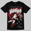 Jordan 12 Retro Flu Game (2025) DopeSkill T-Shirt Nevermind Graphic Streetwear - Black