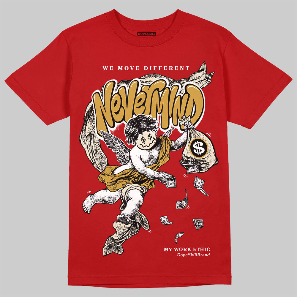 Jordan 1 Retro High OG Black Toe Reimagined DopeSkill T-Shirt Nevermind Graphic Streetwear - Red