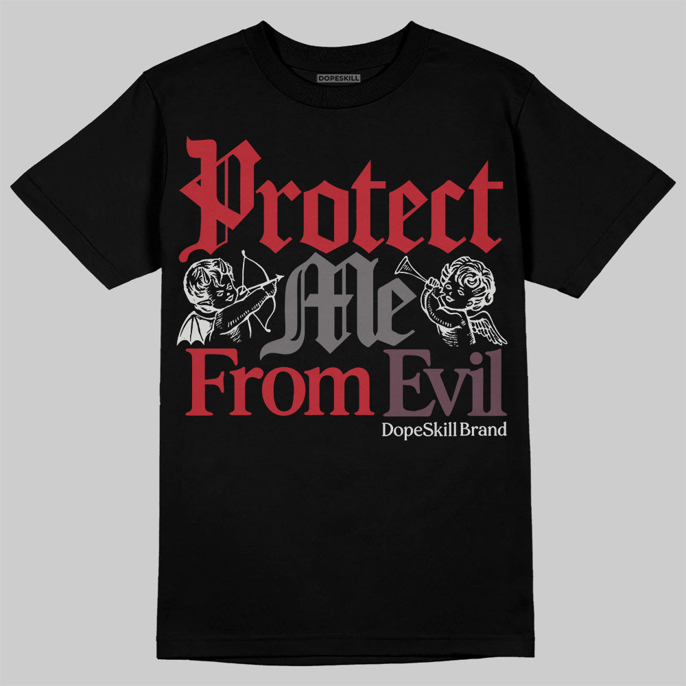 New Balance 1906R Silver Classic Crimson DopeSkill T-Shirt Protect Me From Evil Graphic Streetwear - Black