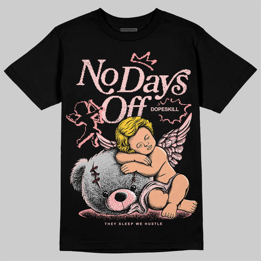 Jordan 3 Retro Valentine's Day Treat Yourself (2025) DopeSkill T-Shirt New No Days Off Graphic Streetwear - Black