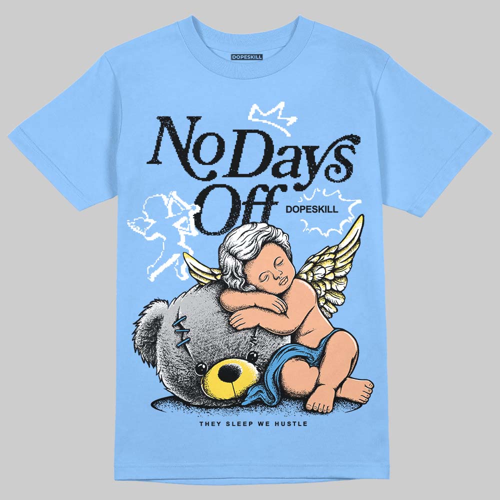 Vans Knu Stack Vintage Satin Dream Blue DopeSkill Blue T-shirt New No Days Off Graphic Streetwear