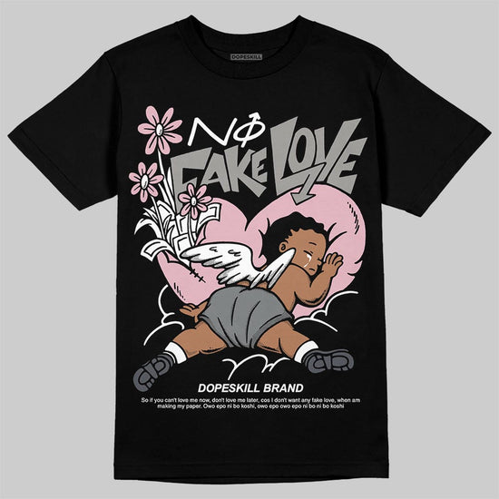Air Max 95 OG “Pink Foam” DopeSkill T-Shirt No Fake Love Graphic Streetwear - Black