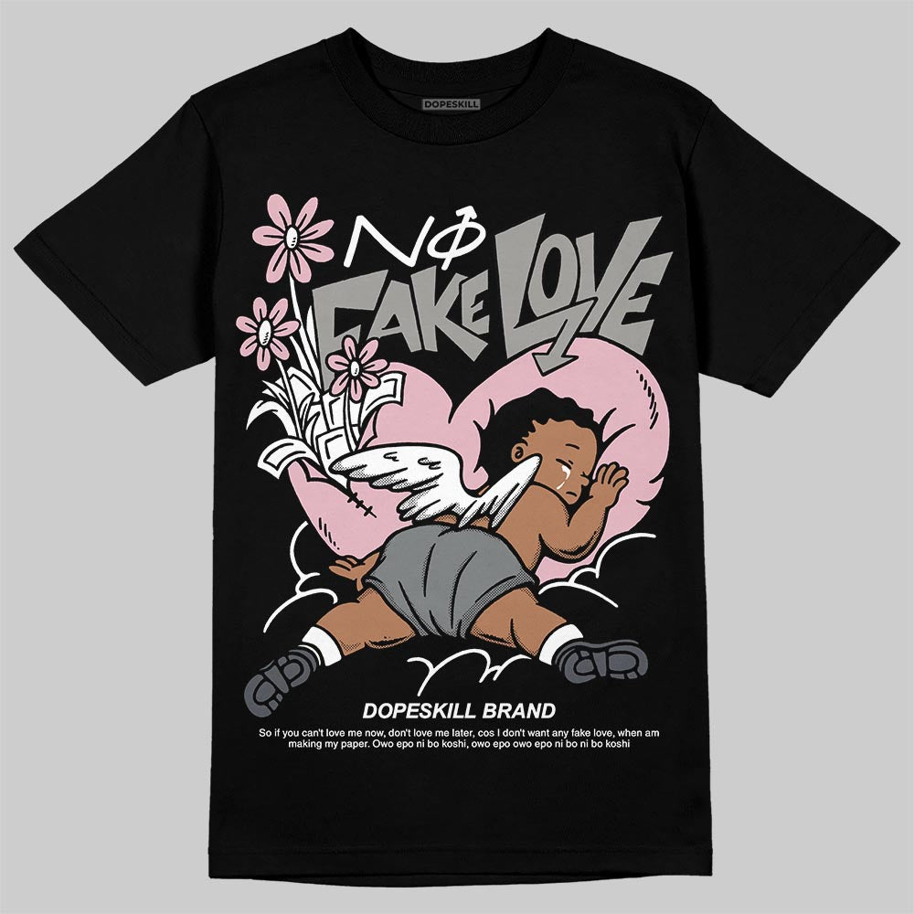 Air Max 95 OG “Pink Foam” DopeSkill T-Shirt No Fake Love Graphic Streetwear - Black