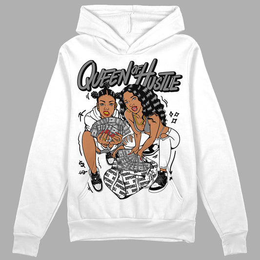 Jordan 1 High OG “Black/White” DopeSkill Hoodie Sweatshirt Queen Of Hustle Graphic Streetwear - White 