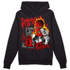 Jordan 3 “Fire Red” DopeSkill Hoodie Sweatshirt Drip'n Never Tripp'n Graphic Streetwear - Black