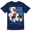 Jordan 3 "Midnight Navy" DopeSkill Navy T-shirt Love Kills Graphic Streetwear