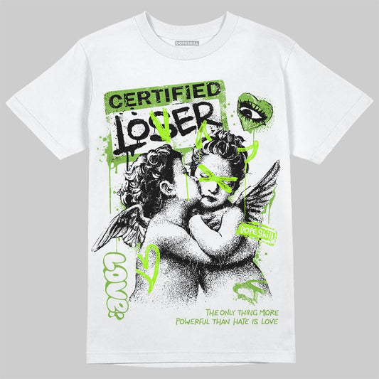 Air Max 95 Big Bubble Neon Yellow DopeSkill T-Shirt Certified Lover Graphic Streetwear - White