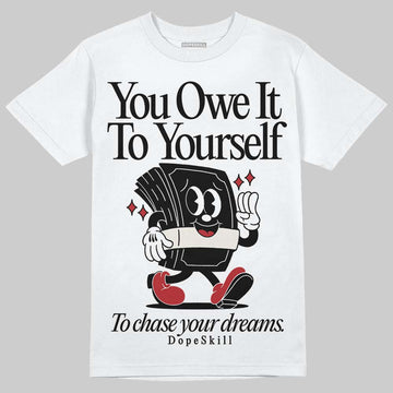 Nigel Sylvester x Jordan 1 Low OG “Nitro” DopeSkill T-Shirt Owe It To Yourself Graphic Streetwear - White