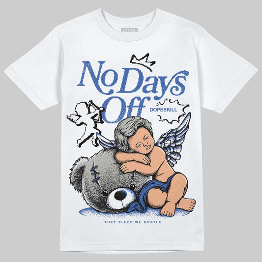 Jordan 3 "Lucky Shorts" DopeSkill T-Shirt New No Days Off Graphic Streetwear - White
