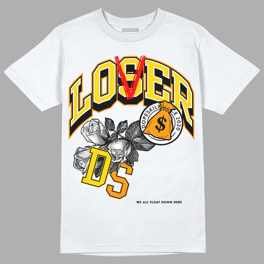 Jordan 6 “Yellow Ochre” DopeSkill T-Shirt Loser Lover Graphic Streetwear - White 