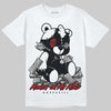 Jordan 14 Retro ‘Black Toe’ DopeSkill T-Shirt MOMM Bear Graphic Streetwear - White