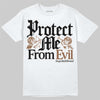 Jordan 1 High OG Black Metallic Gold DopeSkill T-Shirt Protect Me From Evil Graphic Streetwear - White 