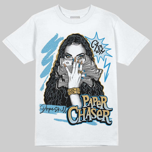 Jordan 4 Denim “Worn Blue” DopeSkill T-Shirt NPC Graphic Streetwear - WHite