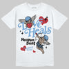 Jordan 12 Retro 'Melo' DopeSkill T-Shirt New Love Heals Graphic Streetwear - White
