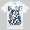 Jordan 11 Retro Low Diffused Blue DopeSkill T-Shirt Real Lover Graphic Streetwear - White