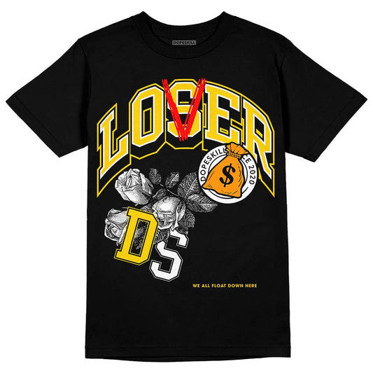 Jordan 6 “Yellow Ochre” DopeSkill T-Shirt Loser Lover Graphic Streetwear - Black