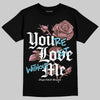 Harris Tweed x Dunk Low Denim Turquoise and Baroque Brown DopeSkill T-Shirt You’re Lost Without Me Graphic Streetwear - Black