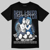 Jordan 11 Retro Low Diffused Blue DopeSkill T-Shirt Real Lover Graphic Streetwear - Black