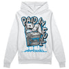Jordan 4 Retro Military Blue DopeSkill Hoodie Sweatshirt Paid In Full Graphic Streetwear - White