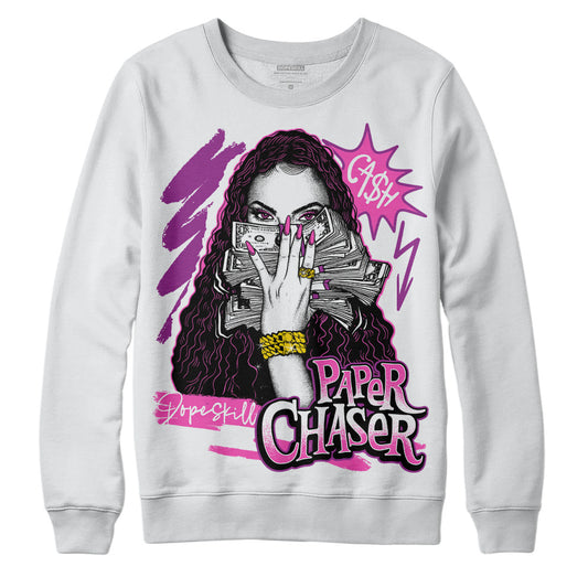 Jordan 4 GS “Hyper Violet” DopeSkill Sweatshirt NPC Graphic Streetwear - White